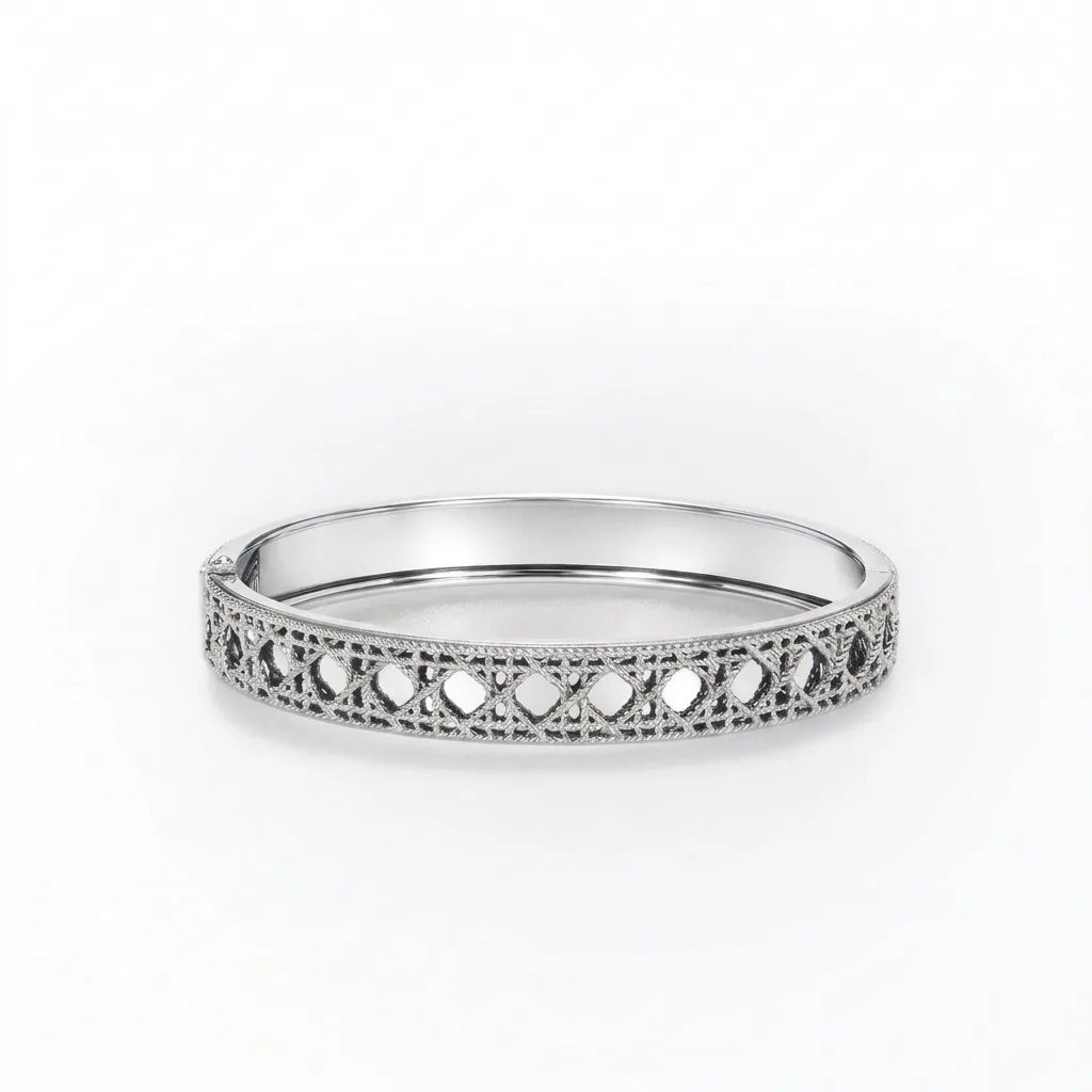 Dahlia Bangle (in gold or white gold)