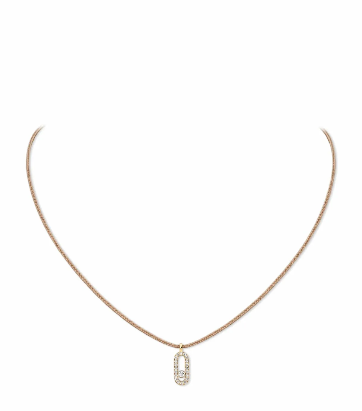Roped Classy Diamanté Necklace