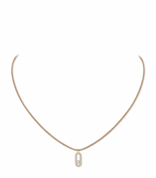 Roped Classy Diamanté Necklace