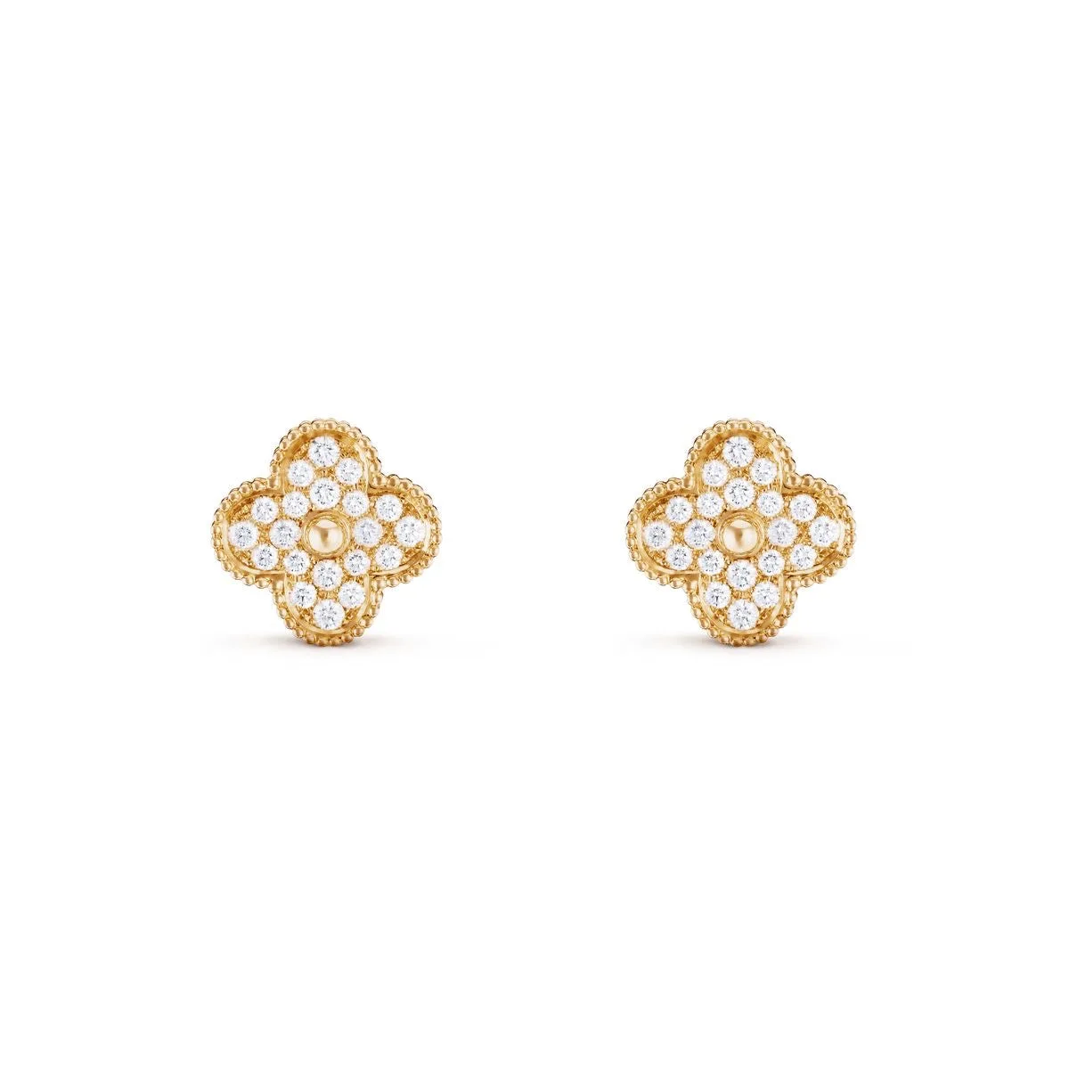 Bianca Gold Diamanté Earrings