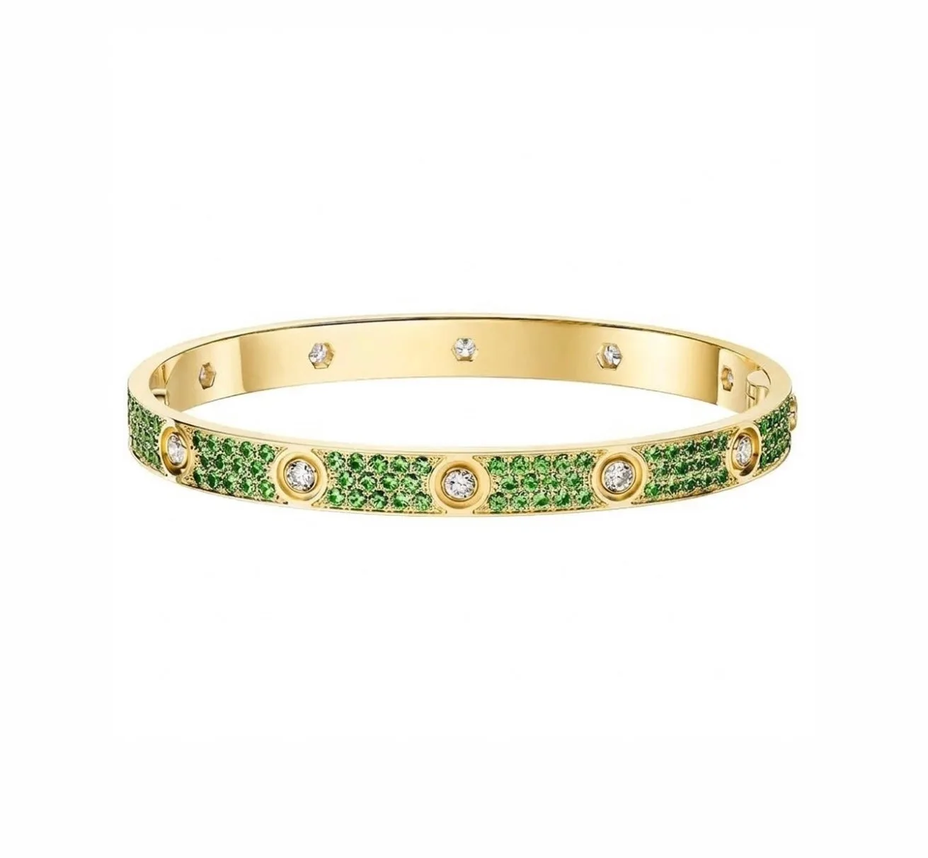 Rhinestone Pallet Bracelet