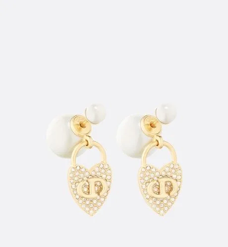 Dahlia Heart Drop Earrings