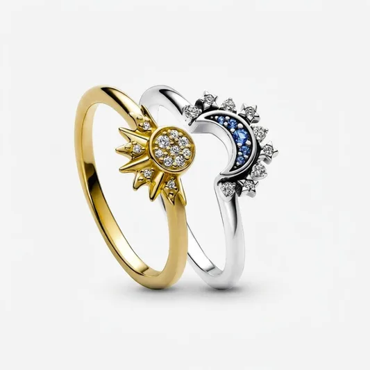 Sun & Moon ring