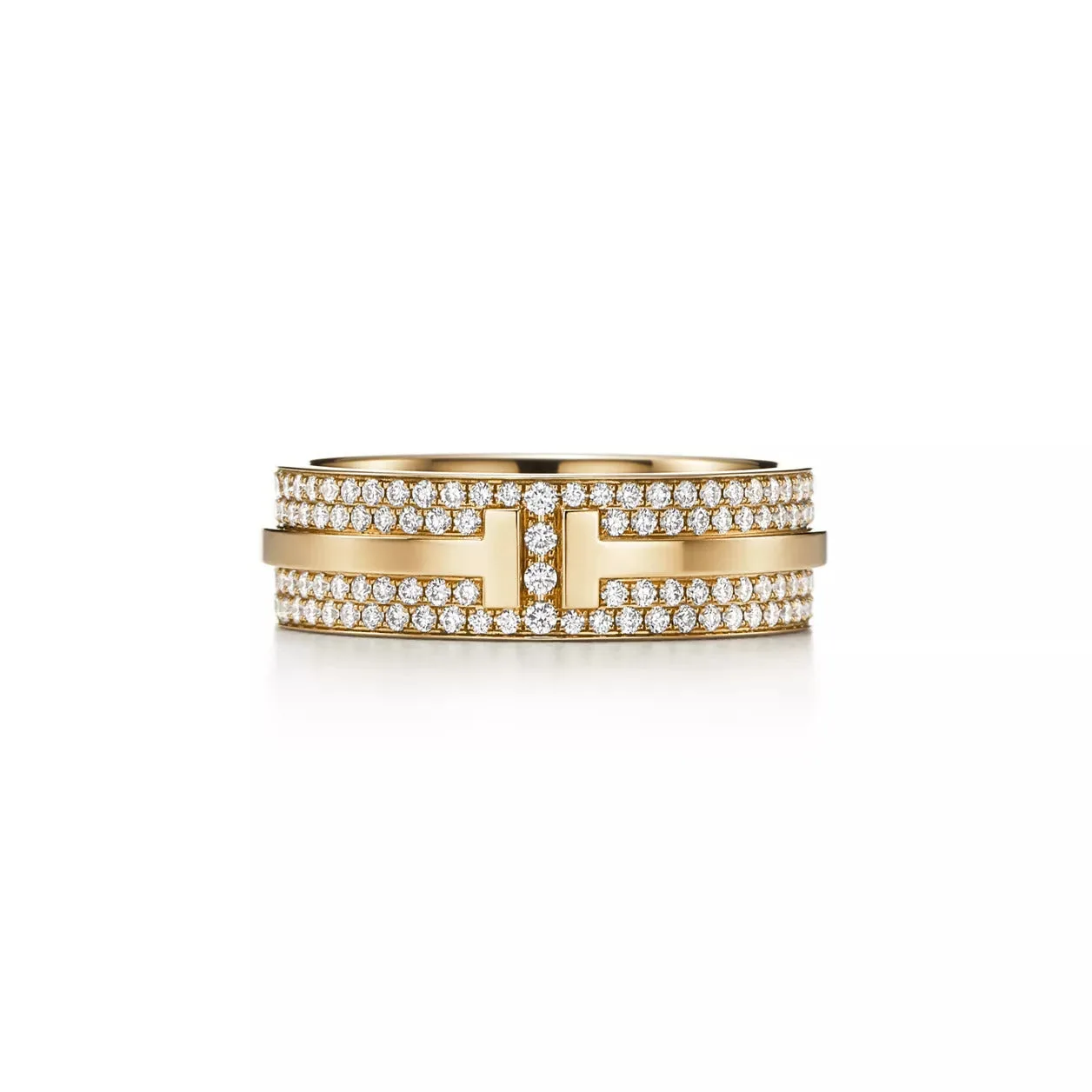 Eleanor Diamanté Thick Ring