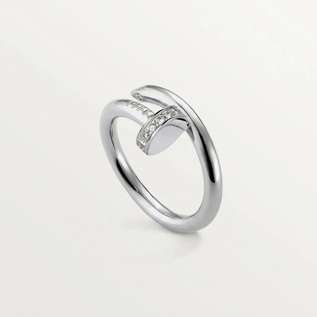 Alana Diamanté Nail Ring (in silver & gold)