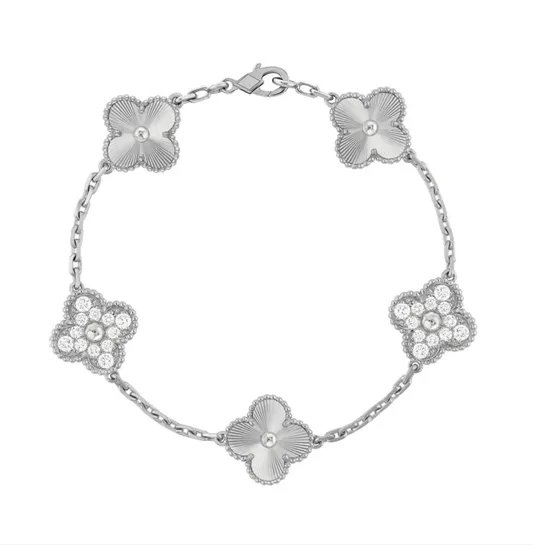 Silver Lindsay Diamanté Bracelet