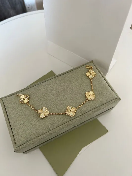 Lindsay Bracelet (in gold, diamanté & silver)