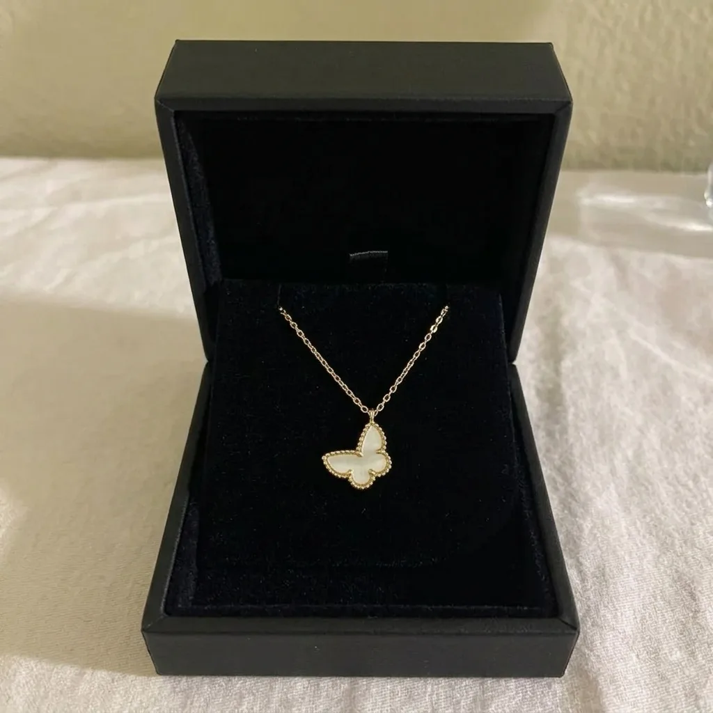 Elara Butterfly Necklace (in gold & silver)