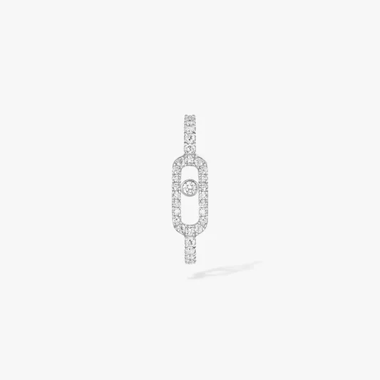 Mollyanne Single Diamanté Earring (in gold & silver & rose gold)