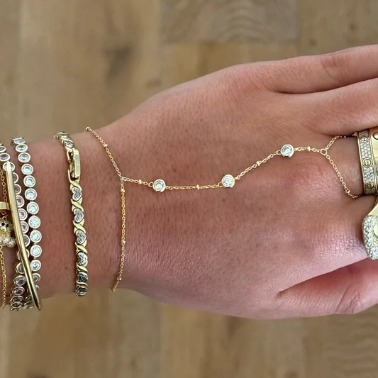 Alai Crystal Hand Chain