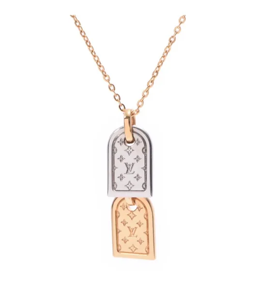 Almira Double Tag Necklace