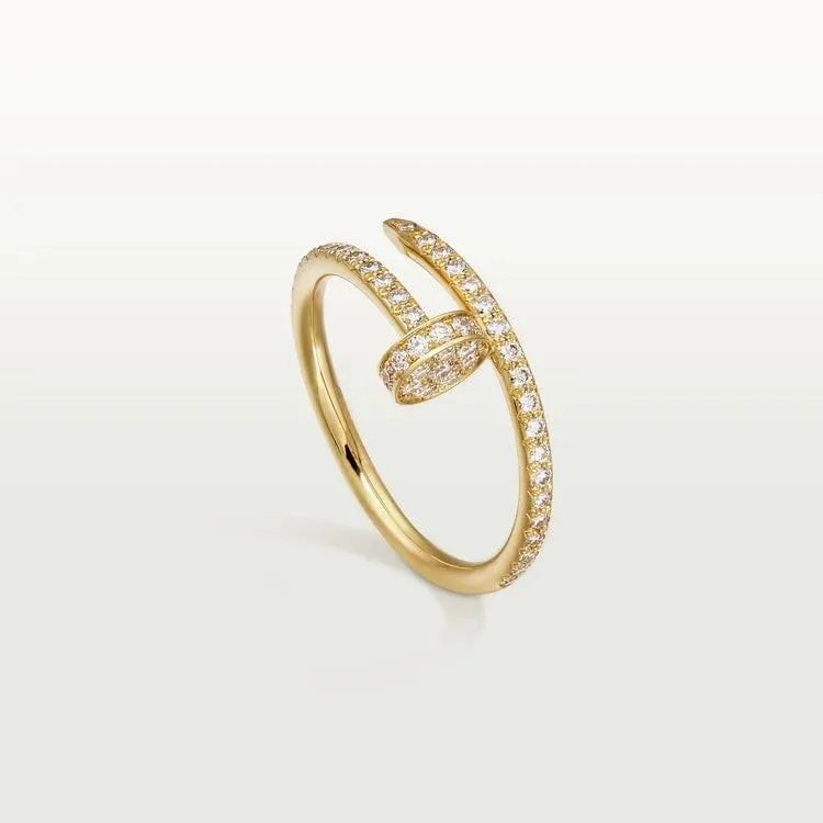 Kaci Diamanté Nail Ring (in gold & silver)