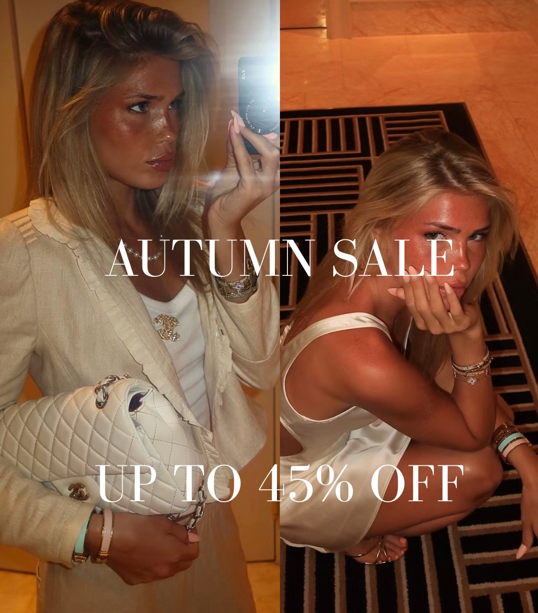 Autumn sale – up to 45% off