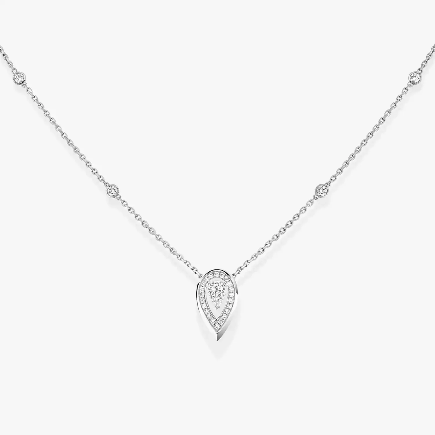 Mollyanne Ice Silver Necklace