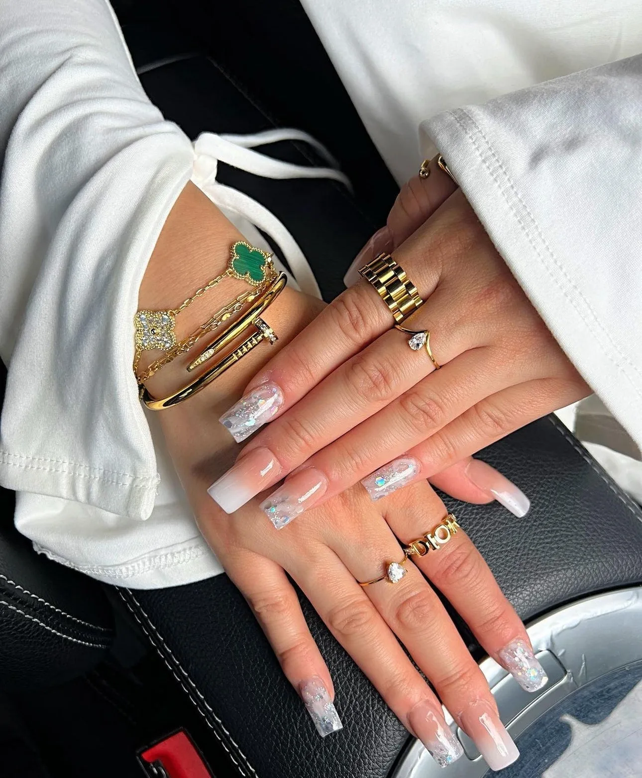 Green Diamanté Lindsay Bracelet