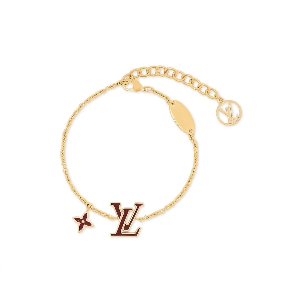 Almira Bordeaux Enamel Bracelet