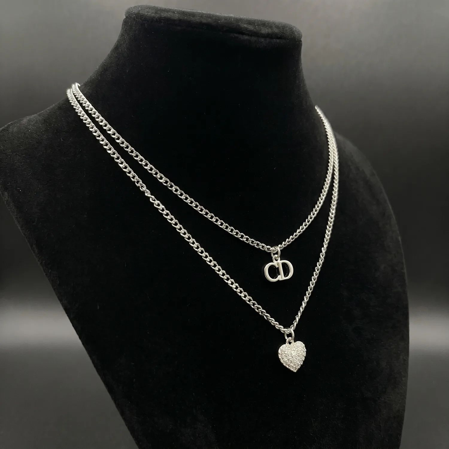 Dahlia Clair Necklace (in silver & gold)