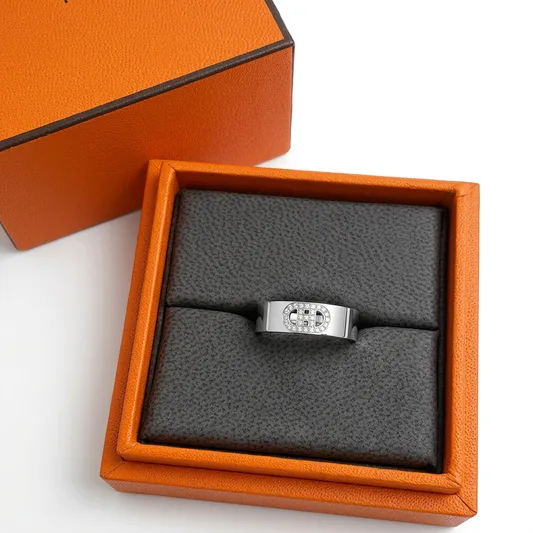 Classy Viperia Ring (in silver & rose gold)