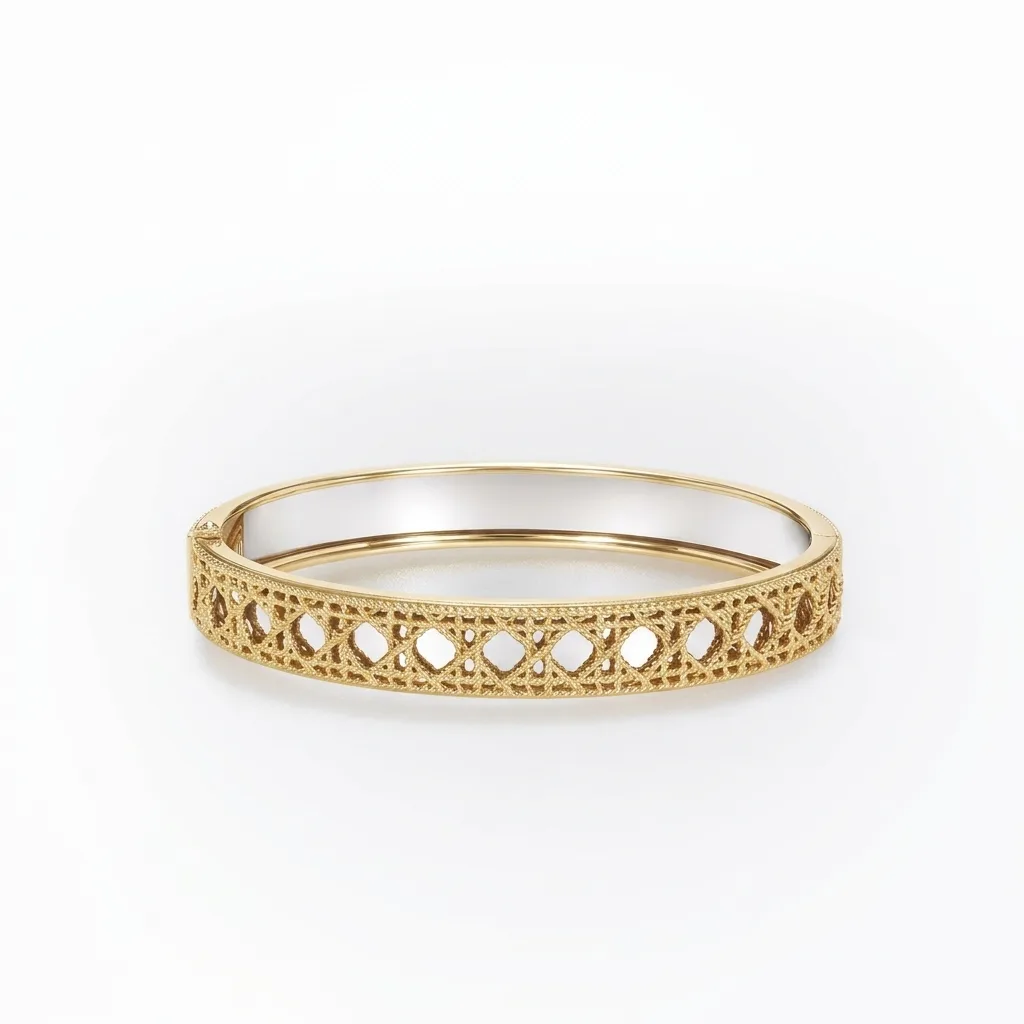 Dahlia Bangle (in gold or white gold)