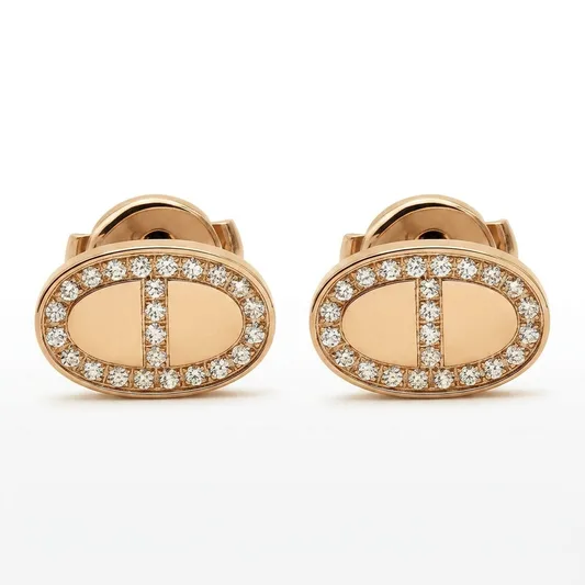 Classy H’emes Earrings (in gold, rose gold & silver)