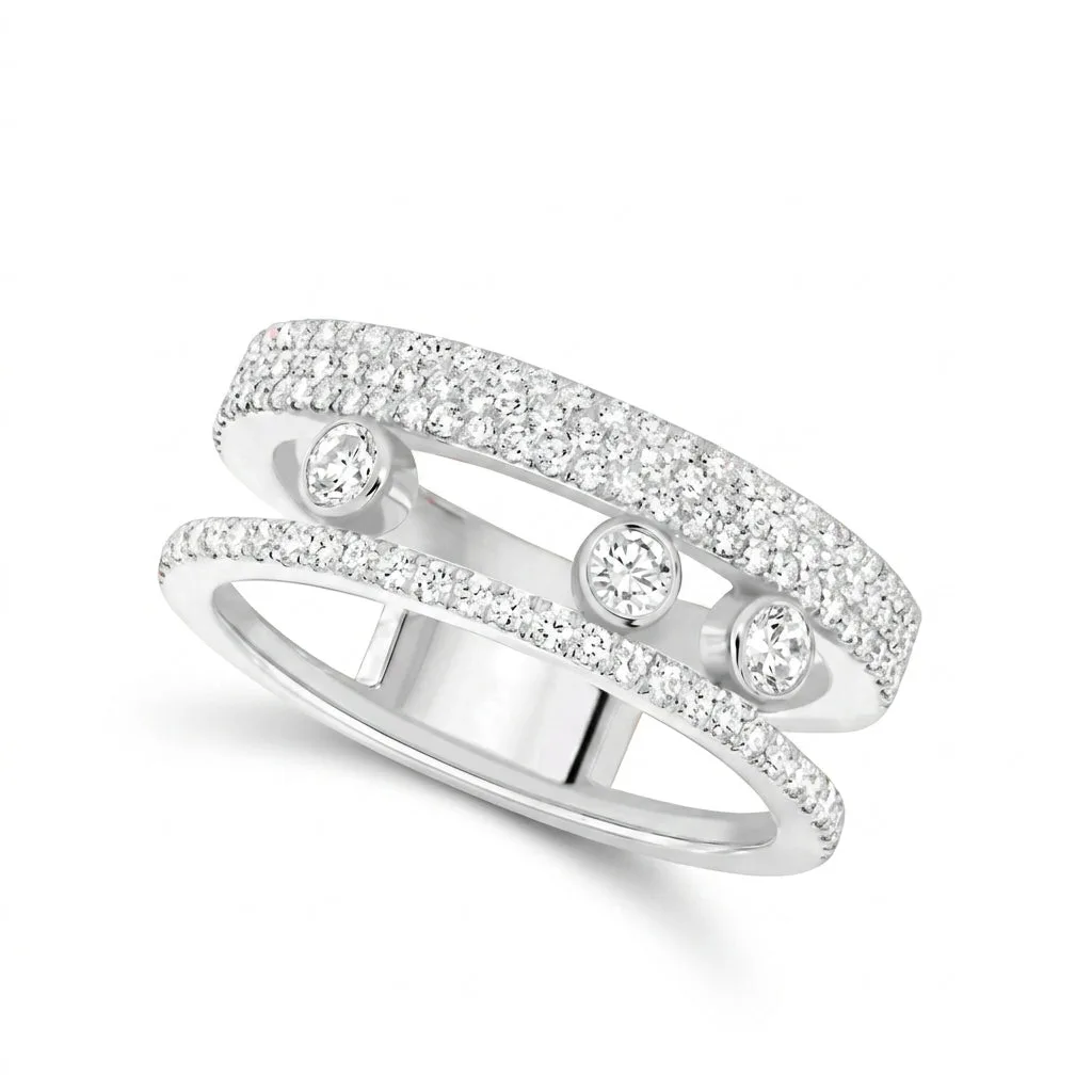 Alai Full Diamanté Ring