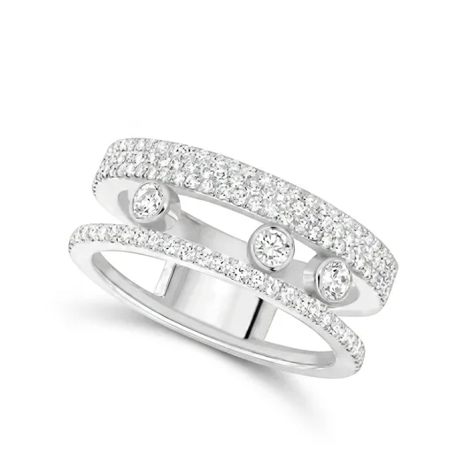 Alai Full Diamanté Ring