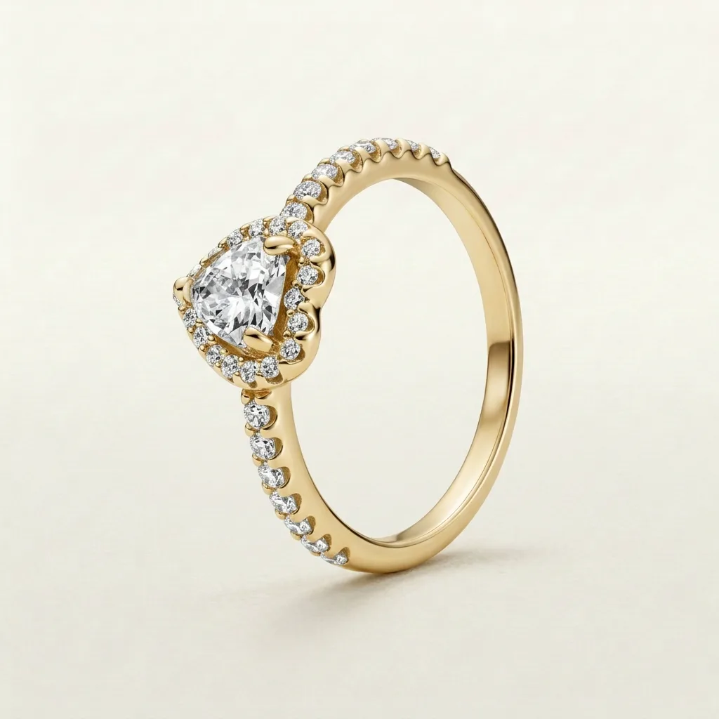 Gold Heart Ring