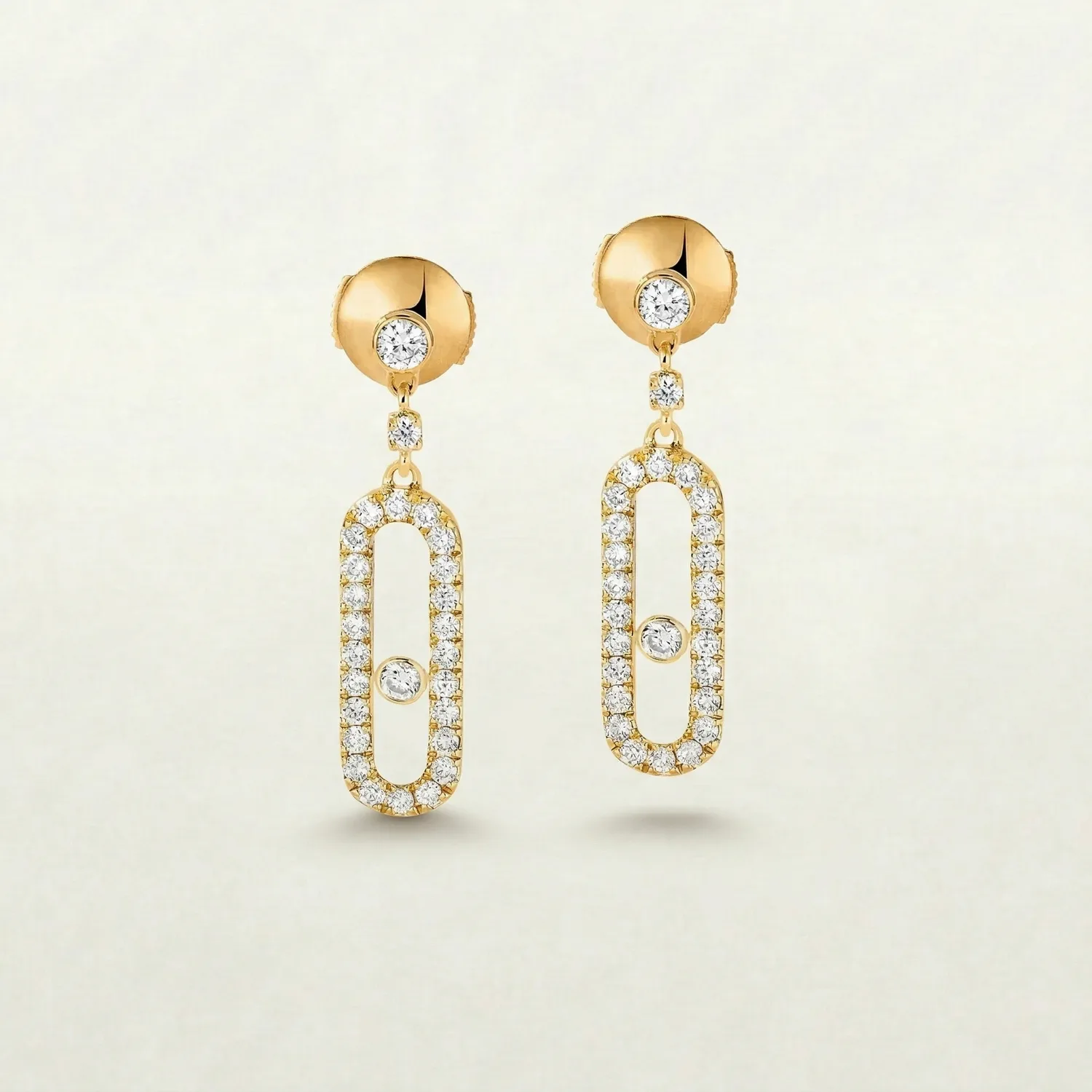 Molly Diamanté Hoop Earrings