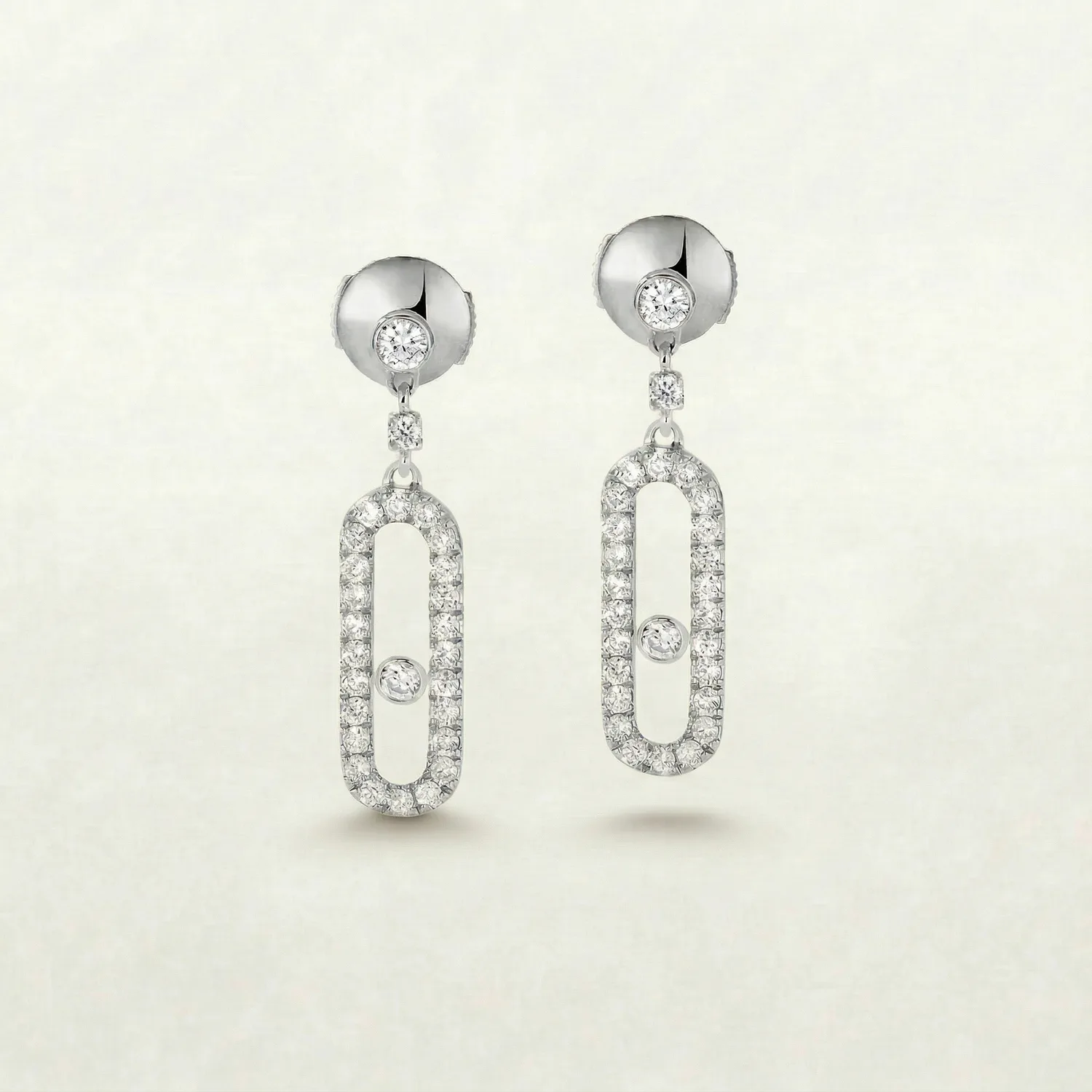 Molly Diamanté Hoop Earrings