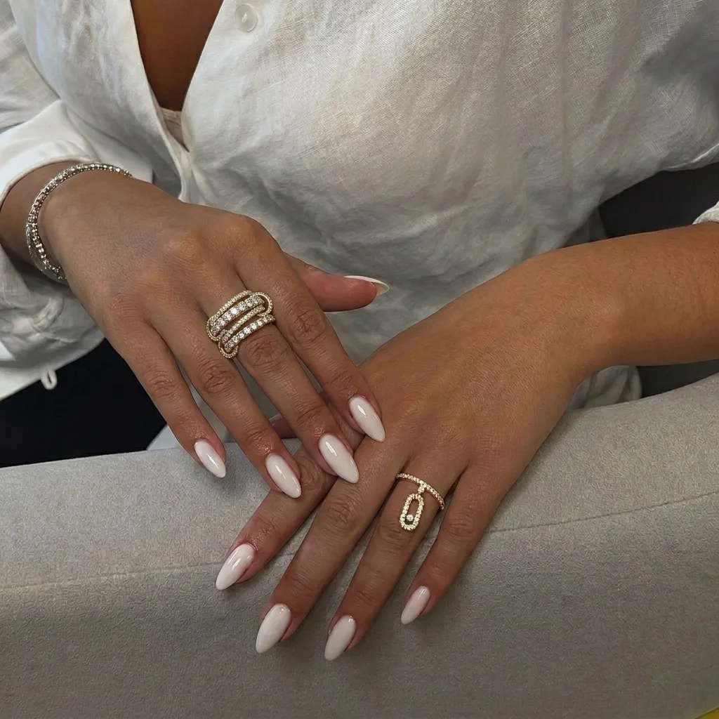 Chaira Dangling Ring Diamanté (gold & silver)