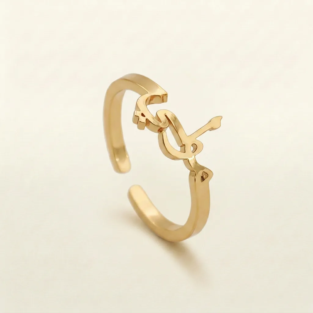 Arabic Custom Name Ring (gold & silver & rose gold)