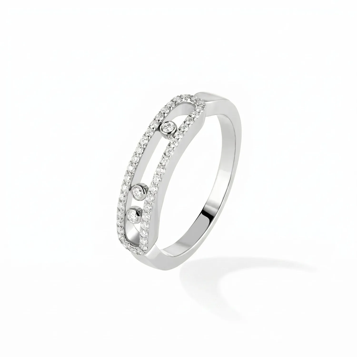 Mollyanne Moving Diamanté Ring