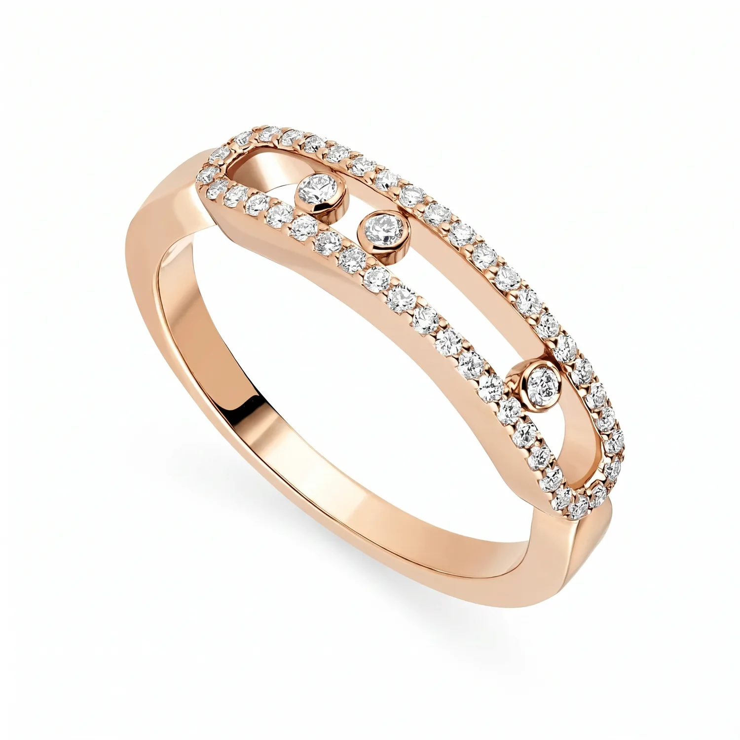 Mollyanne Moving Diamanté Ring