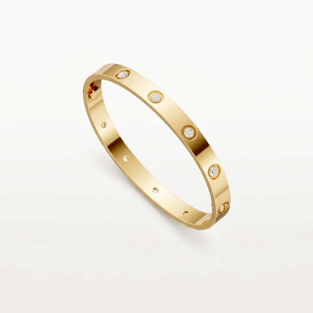 Lilla Full Diamanté Bracelet (in gold & silver & rose gold)