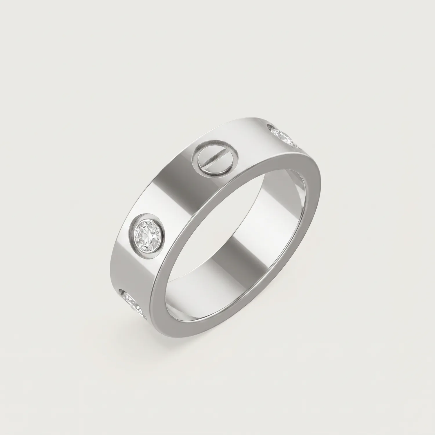 Alana Diamanté Ring (in gold & silver & rose gold) (Thick)