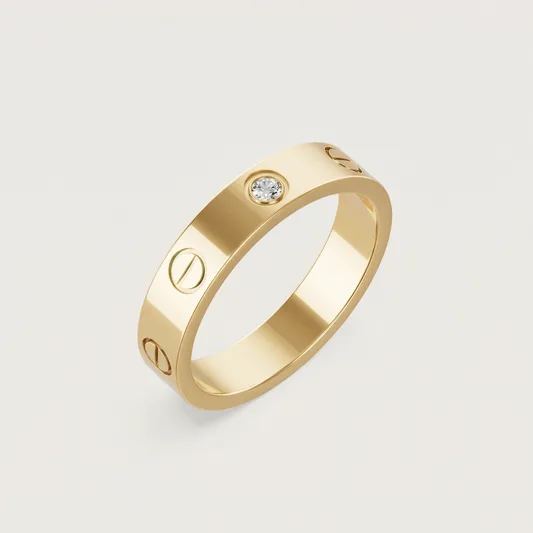 Aura C Ring (in gold & silver & rose gold)