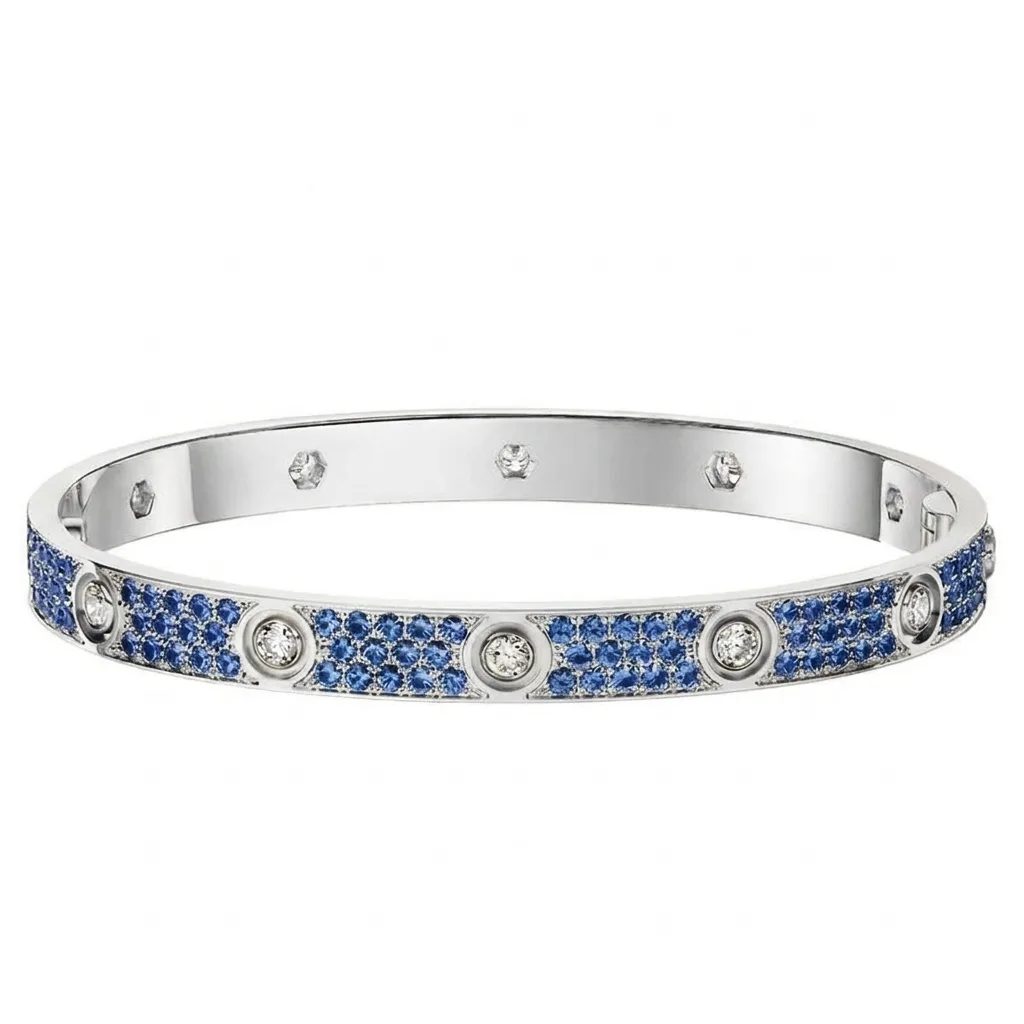 Rhinestone Pallet Bracelet