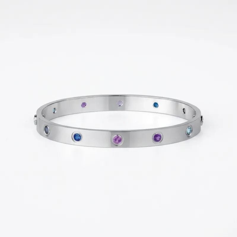 Rhinestone Pallet Bracelet