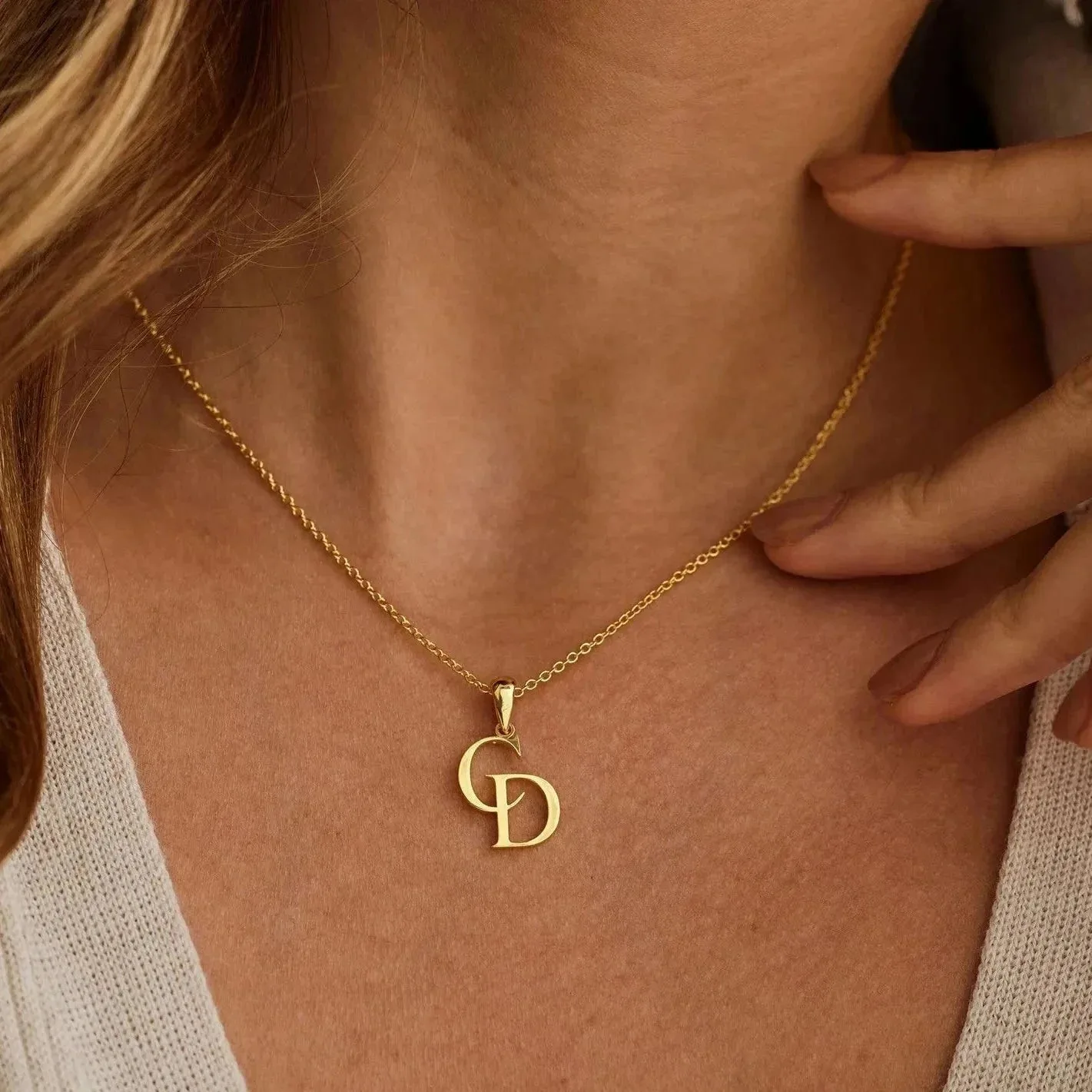 Personalised Double Initial Necklace