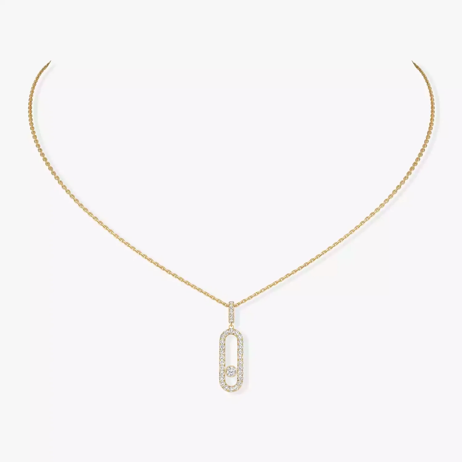 Mollyanne Uno Long Necklace (in gold & silver)