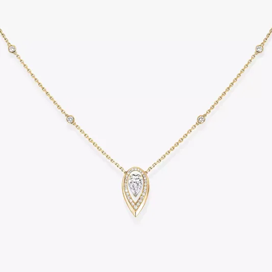 Mollyanne Ice Gold Necklace