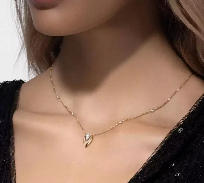 Mollyanne Ice Gold Necklace