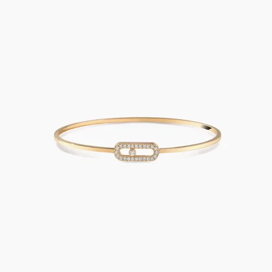 Mollyanne Bangle (silver & gold & rose gold)
