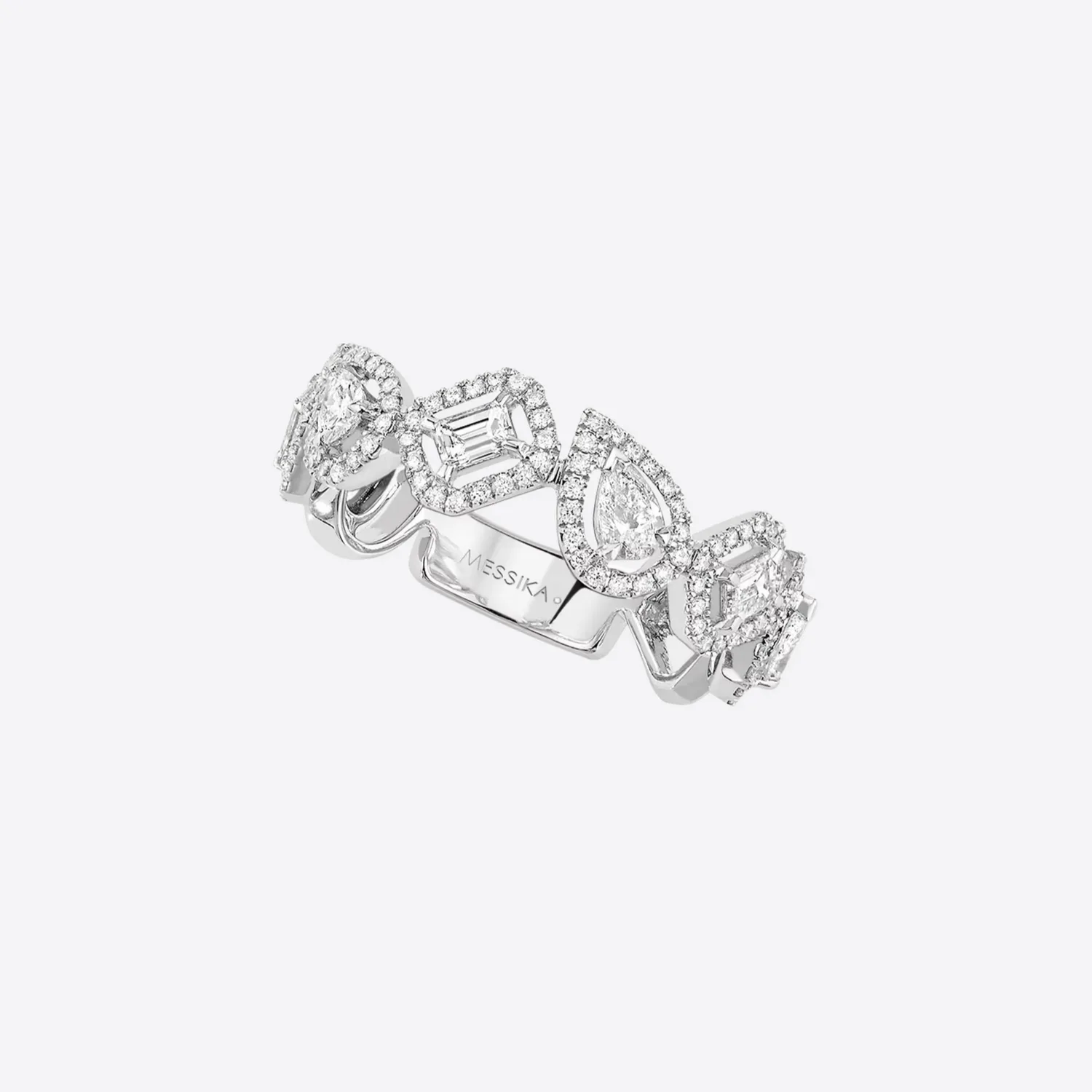 Mollyanne Diamanté Pear Ring