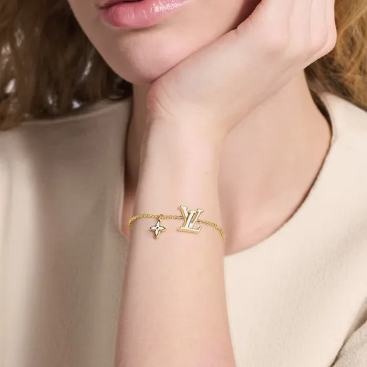 Almira White Enamel Bracelet