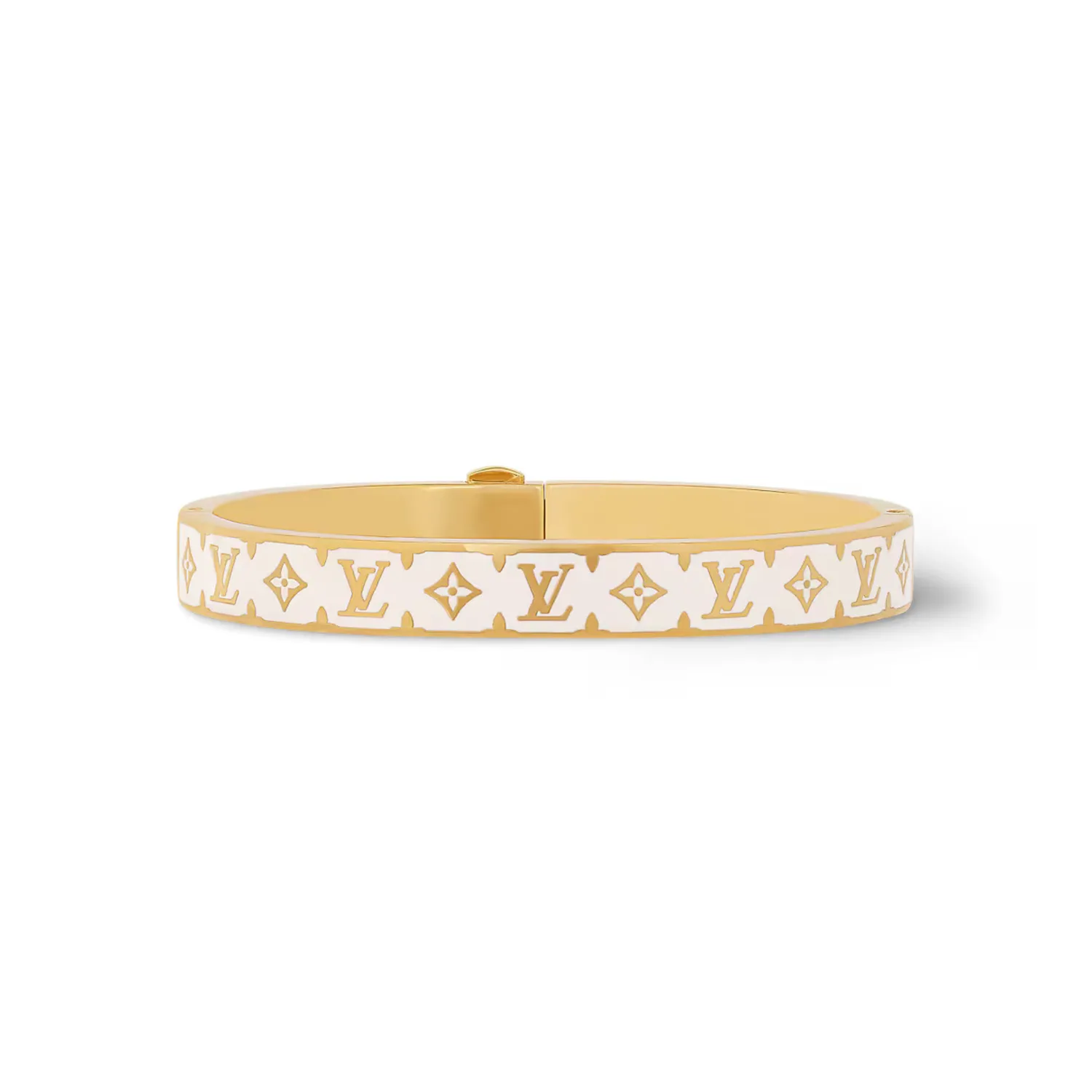 Freya White Floral Bangle